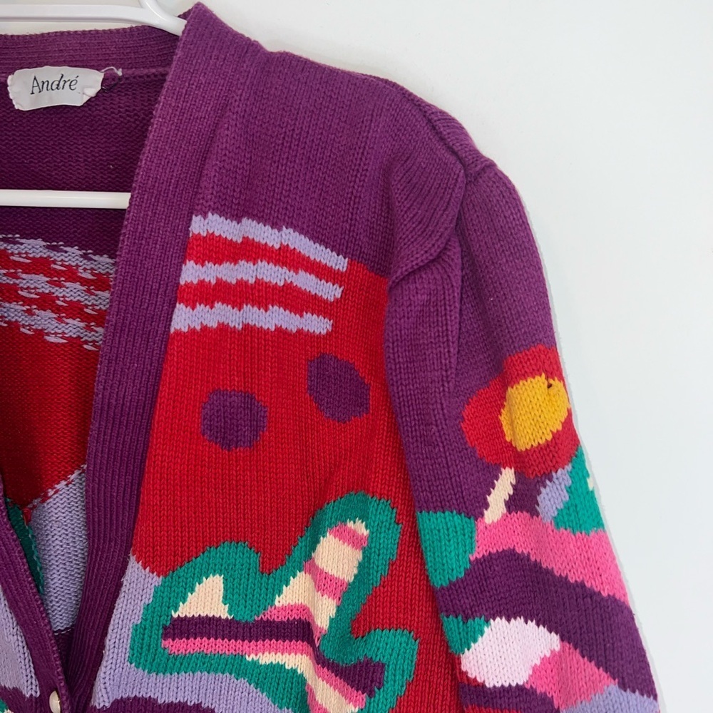 Vintage Abstract Cardigan - Picture 7 of 13